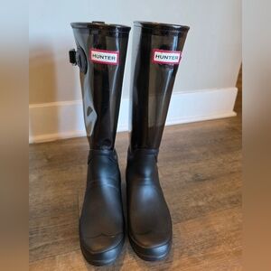Hunter Black Rain Boots